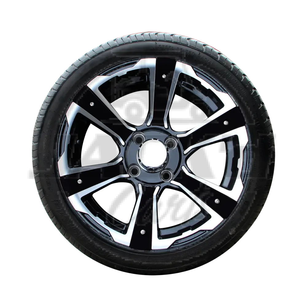 14" Radial Tire Assembly with Decoration - Image 2