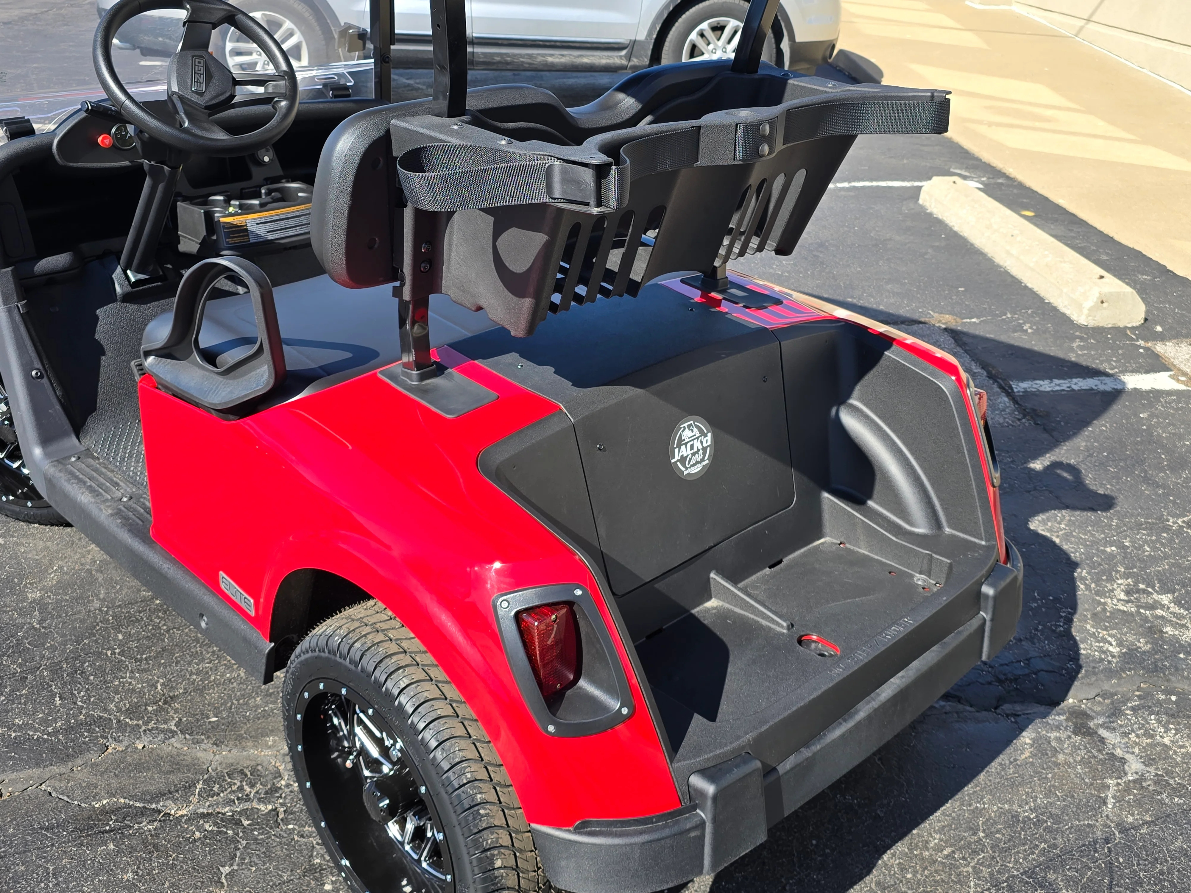 2020 Pre-Owned EZGO RXV - 2 Seater -Red - Image 4