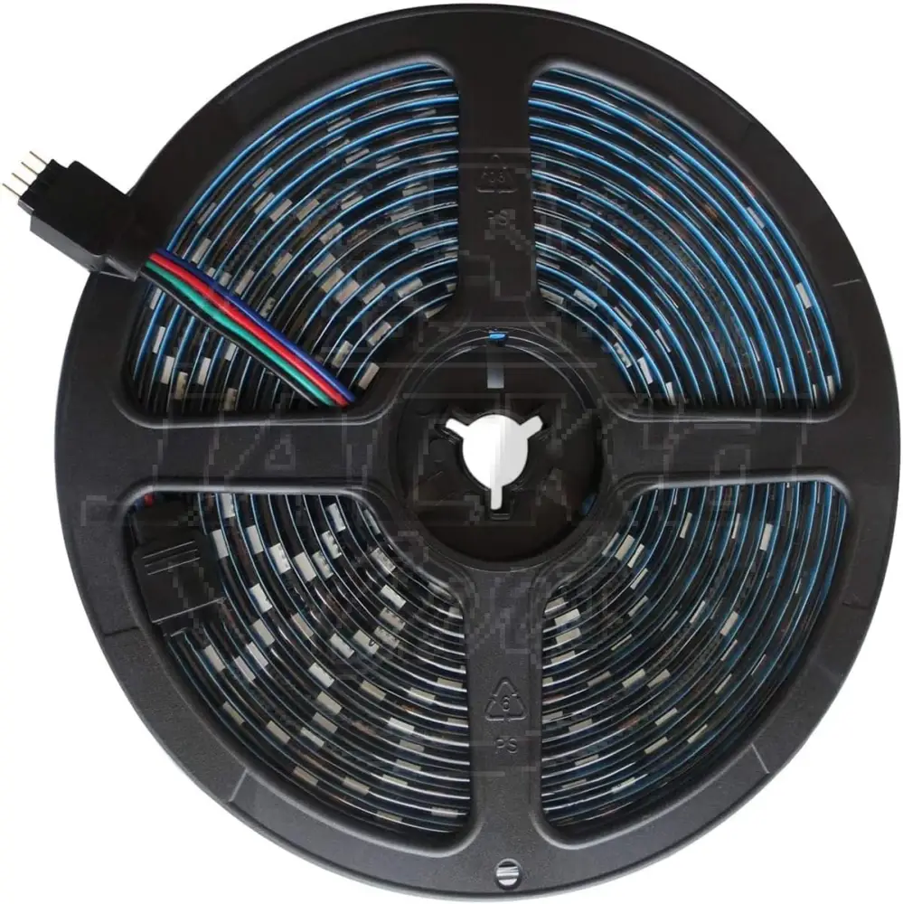 5M Black PCB 5050 RGB LED Strip Waterproof IP65 300 SMD Black PCB Board DC 12V Flexible Light - Image 2