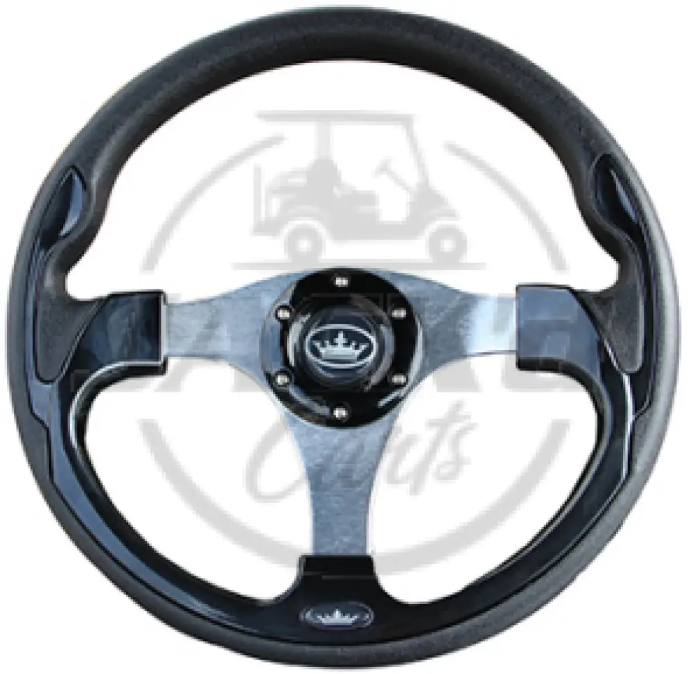 Black Luxury Steering Wheel Assembly