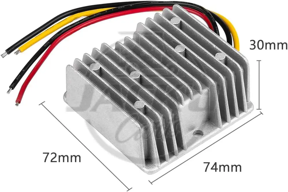 BZONE DC to DC Voltage Reducer Step Down Waterproof Voltage Regulator Buck Converter for Golf Cart Club Car (48V to 12V 20A) - Image 3