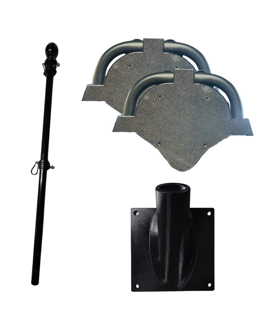 Denago Seatback Bases Set + Flagpole Bundle