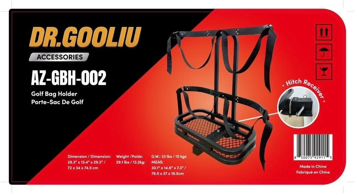 Dual Golf Bag Attachment for 2" Receiver - Image 2