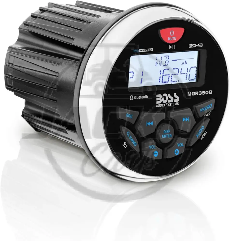 BOSS Audio Systems MGR350B Marine Gauge Bluetooth Receiver