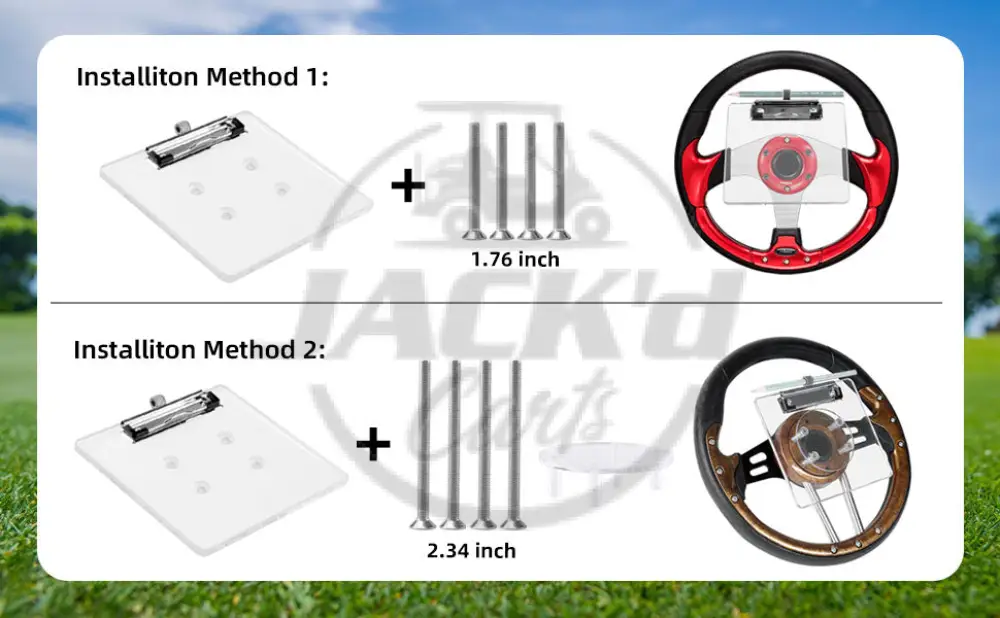 D2 Golf Cart Scorecard Pro Holder with Pencil Holder - Image 3