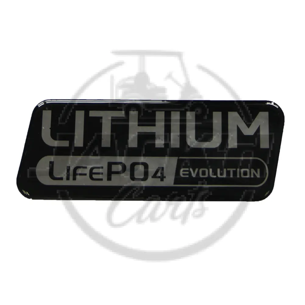 Logo Sticker For LiFePO4 Battery, Driver Side