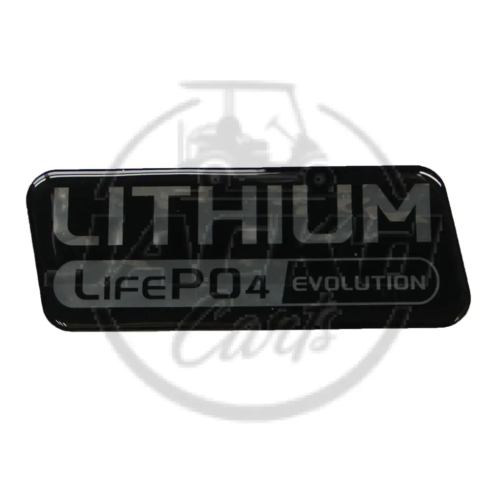 Logo Sticker For LiFePO4 Battery, Passenger Side