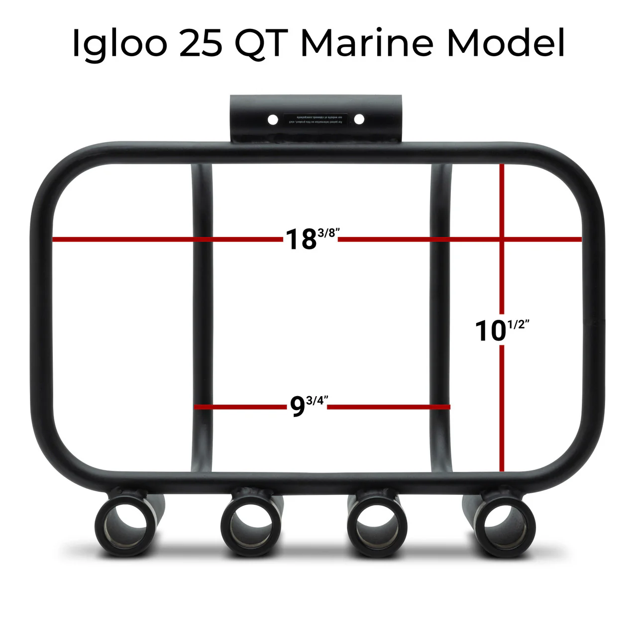 MODZ® Golf Cart Brush Guard Cooler Rack - Image 3