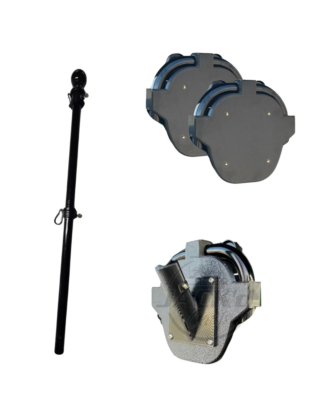 Evolution D5 Set of Seatback Bases and Flagpole Bundle