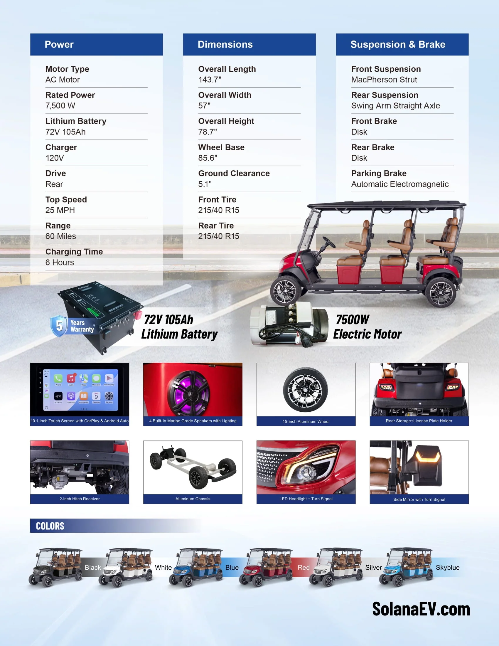 Solana XA 6P - Blue - 2025 CLEARANCE SALE! - Image 6