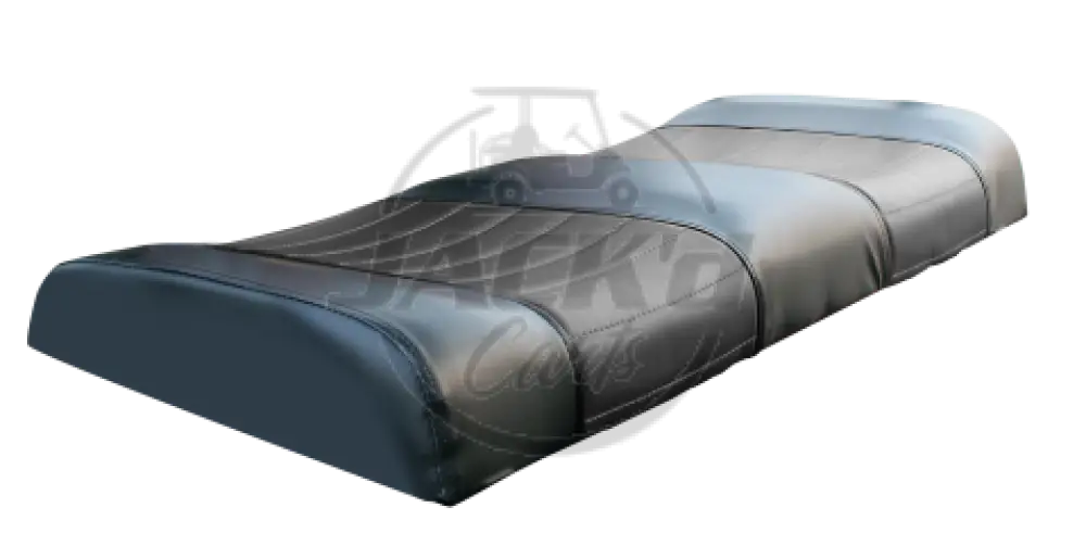 Black With Golden Line Front Seat Cushion