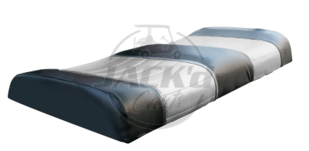 Silver & Black Rear Seat Cushion